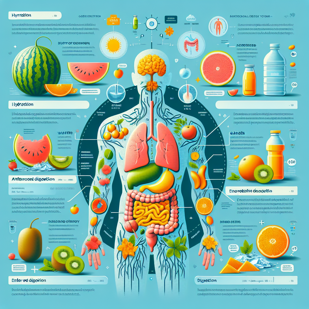 The Role Of Hydration From Fruits In Digestion.