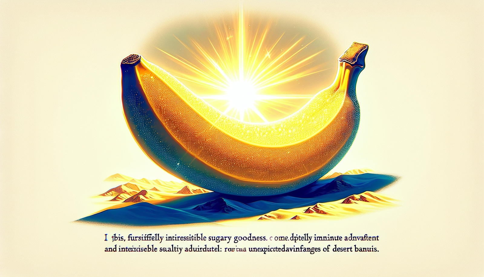 Benefits Of Desert Banana